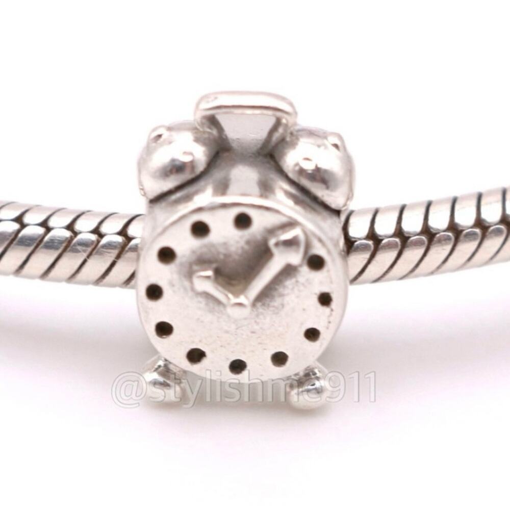 Authentic PANDORA Retired Clock Charm - 790449